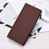 Men's Retro Long Wallet Multi-card Bit Leather Wallet