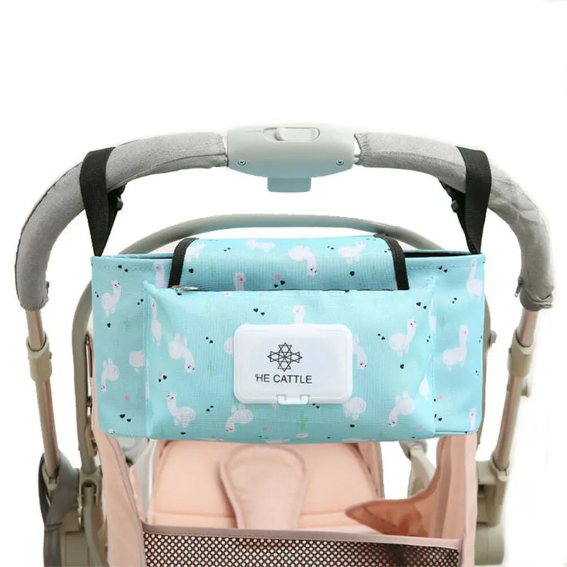Baby Organiser Mummy Buggy Cup Bottle Drink Holder Storage Bag