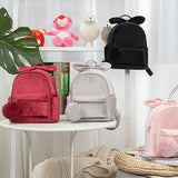 Baby Girls Mini Backpack Kindergarten Schoolbag Cartoon Bowknot Shoulder Bag