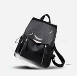 PU Leather Backpack Schoolbag For Girls