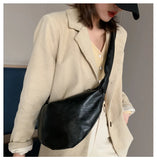 PU Leather Shoulder Messenger Bag Chest Handbag