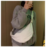 PU Leather Shoulder Messenger Bag Chest Handbag