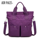 Paez Messenger Shoulder Bags Large Capacity Crossbody Bags Waterproof Nylon Hand