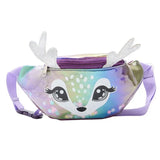 Kids Elk Print Waist Fanny Pack Belt Pouch Travel Shoulder Bag Purse