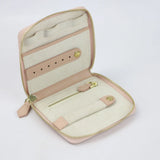 Portable Leather Travel Jewelry Case Boxes Box For Jewelry Organizer Display