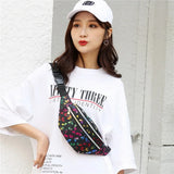 Colorful Cartoon Waist Bag Women Fanny Pack Travel Girls Bum Bag
