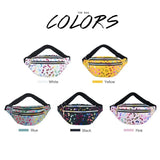 Colorful Cartoon Waist Bag Women Fanny Pack Travel Girls Bum Bag