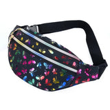 Colorful Cartoon Waist Bag Women Fanny Pack Travel Girls Bum Bag