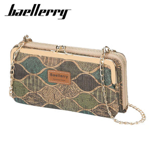 Wood Grain Mini Women Messenger Bag Small Phone Pocket Female Bag