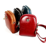Summer Oil Wax Retro Style Single Shoulder Bag