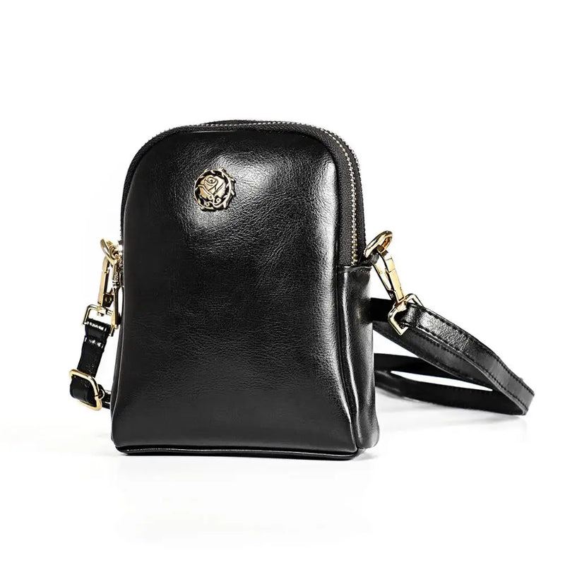 Summer Oil Wax Retro Style Single Shoulder Bag