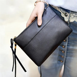 Summer Women Clutch Bag Soft Leather Shoulder Messenger Bag Small