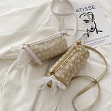 Summer Women Lace Straw Bag Woven Shoulder Messenger Bags Girls Beach Travel