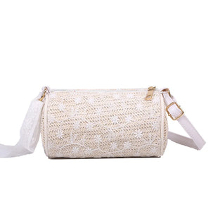 Summer Women Lace Straw Bag Woven Shoulder Messenger Bags Girls Beach Travel