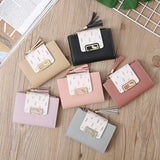 Tassel Women Wallet Small Leather Short Zipper Purses Female Clutch