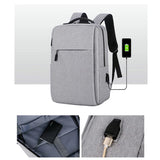 Travel Outdoor Backpack Laptop USB Rucksack Anti Theft Men Backbag