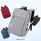 Travel Outdoor Backpack Laptop USB Rucksack Anti Theft Men Backbag