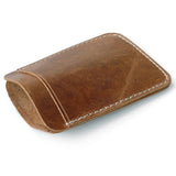 Crazy Horse Leather Slim Wallet Money Clip