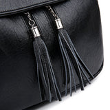 Vintage Women Leather Backpack Shoulder Bag Female Travel Backpack