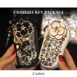 Crocodile Pattern Diamonds Key Case Housekeeper For Female High Class Motor