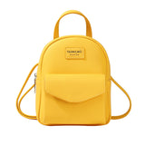 Women Casual Mini Backpack Lightweight Daypack PU Travel Shoulder Bag