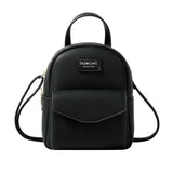 Women Casual Mini Backpack Lightweight Daypack PU Travel Shoulder Bag