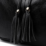 Vintage Leather Backpack for Women Girls School Travel