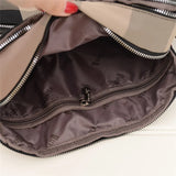 Women Plaid Pattern Composite Bag Shoulder Bags Ladies Handbags Crossbody Bags