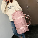 Waterproof Nylon Women Travel Bag Large-capacity Duffle Bags