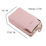 Women Wallet Small Shoulder Bag Multi-Function Phone Money Wallets Clutch
