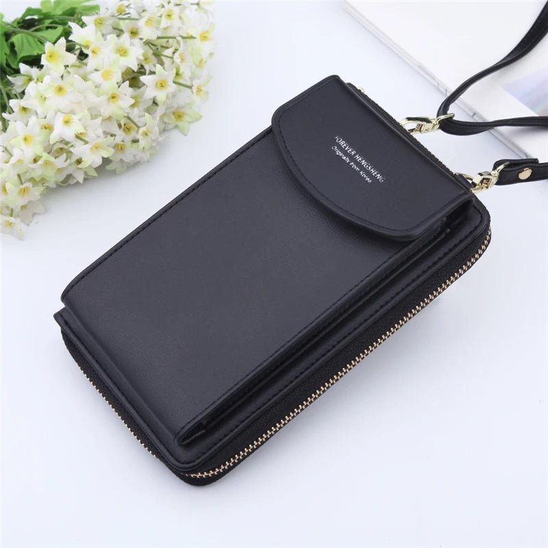 Women Wallet Small Shoulder Bag Multi-Function Phone Money Wallets Clutch