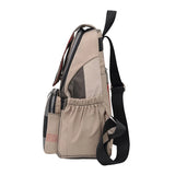 Women's Large-capacity Backpack Waterproof Nylon Plaid Bag