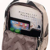 Women's Large-capacity Backpack Waterproof Nylon Plaid Bag