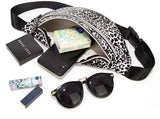 Leopard Print Waist Bag for Women, Autumn Winter Double-layer Shoulder Chest Bag