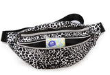 Leopard Print Waist Bag for Women, Autumn Winter Double-layer Shoulder Chest Bag