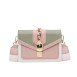 Women's PU Leather Messenger Bag Small Shoulder Handbag