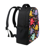 Elephant Print Backpack for Kids Boys Girls School Laptop Travel Shoulder Bag