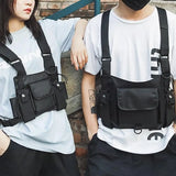 Streetwear Tactical Chest Bag Cross Shoulder Vest Pack