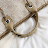 Chain Shoulder Bucket Bag Large Capacity Tote
