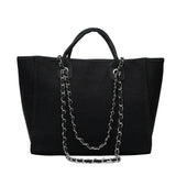 Chain Shoulder Bucket Bag Large Capacity Tote