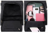 Oxford Backpack Female Anti-theft Bag Dual-use Student Schoolbag