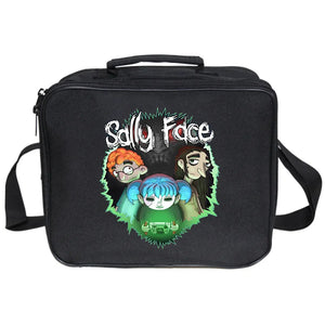Adventure Puzzle Game Sally Face Stupid Face Shoulder Bag