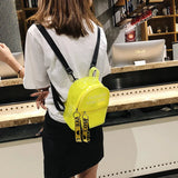 Kids Small Jelly Backpack Casual Wild Shoulder Bag