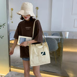Small Fresh Canvas Shoulder Bag for Female Students