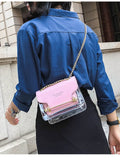 Women's Transparent PVC Jelly Small Shoulder Bag