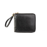 Leather Wallet Couple Wallet Large Capacity Cowhide Square Bag