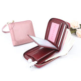 Leather Wallet Couple Wallet Large Capacity Cowhide Square Bag