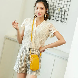 Wild Leather Mini Shoulder Bag Lady Handbag