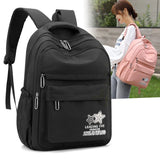 Nylon Backpack for School Student Large Capacity