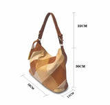 Euro American Pu Women's Bag Double Shoulder Messenger Bag